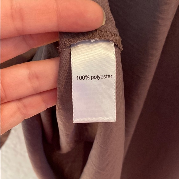 Women's Lavender Gray V-Neck Top - Picture 6 of 7